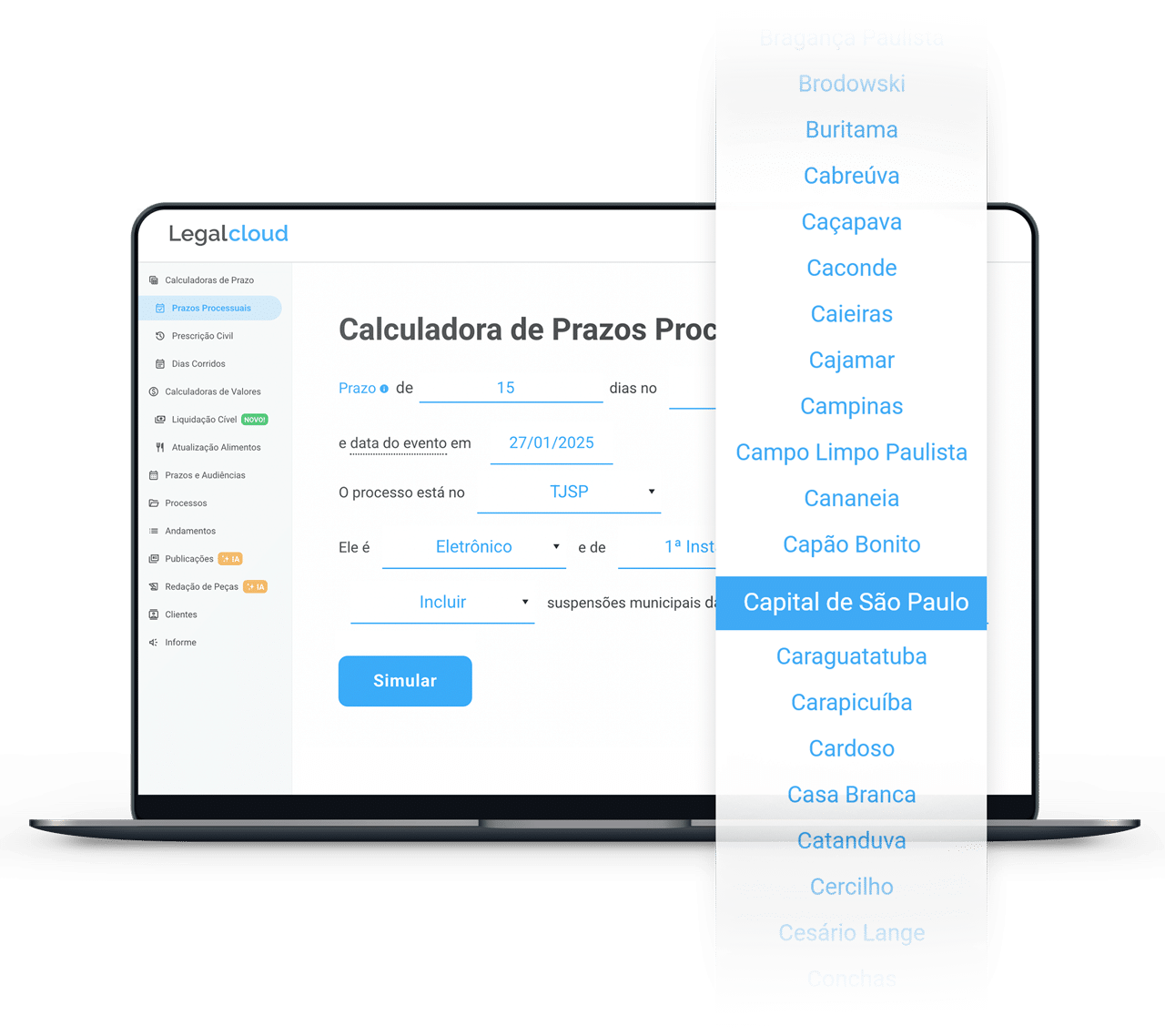 Calculadora de Prazos Processuais Legalcloud Calculadora de Prazos Processuais Legalcloud
